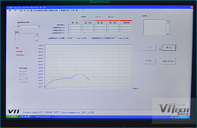 BGA返修臺溫度曲線峰值設置